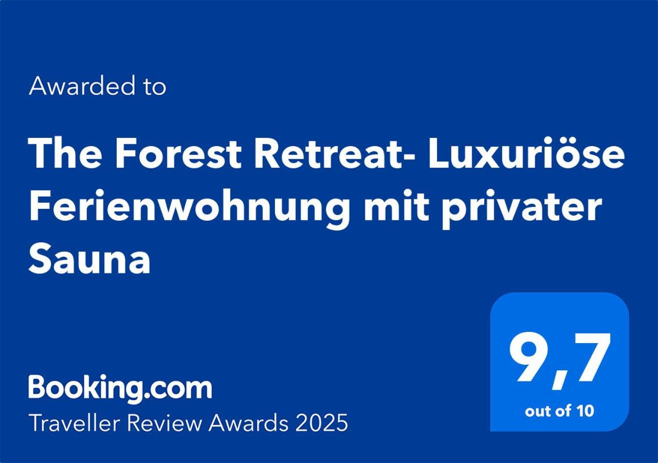 The Forest Retreat- Luxurioese Ferienwohnung Mit Privater Sauna ヴェルメルスキルヒェ エクステリア 写真